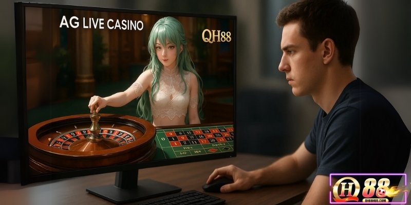Trải nghiệm công nghệ HD tại AG Live Casino QH88, hình ảnh sắc nét như thật!