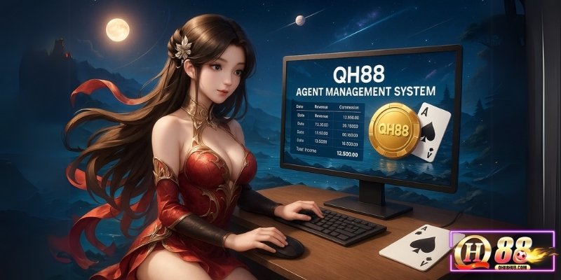 Hệ thống quản lý đại lý QH88 hiện đại, giúp bạn theo dõi thu nhập dễ dàng!