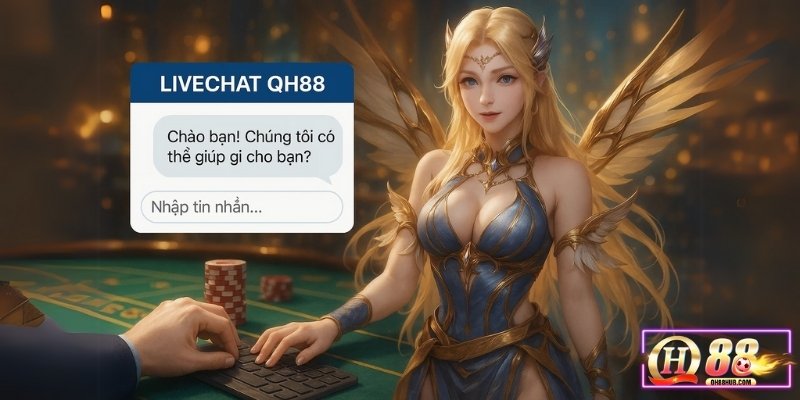 Livechat QH88 giúp bạn nhận hỗ trợ chỉ trong vài giây!