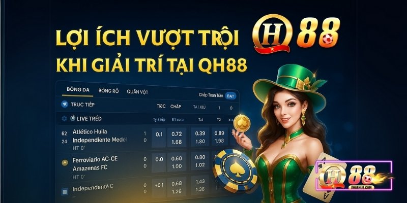 Lợi ích vượt trội khi giải trí tại các nền tảng thể thao QH88