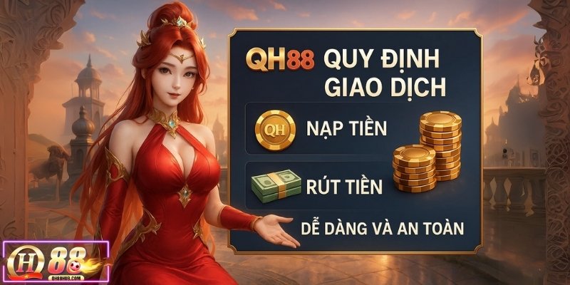 Nắm rõ quy định giao dịch QH88 để nạp rút tiền dễ dàng, an toàn!