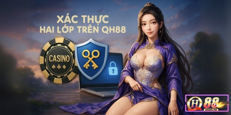 Xác thực hai lớp trong chính sách bảo mật QH88 giữ tài khoản an toàn!