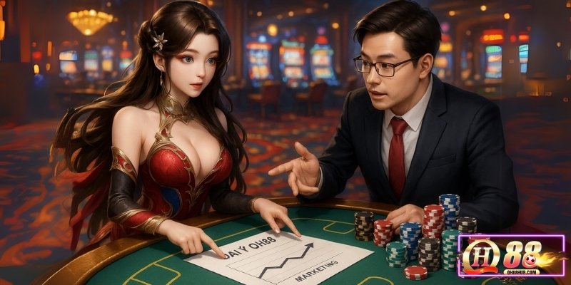 Xây dựng chiến lược marketing với đại lý QH88 để thu hút người chơi dễ dàng!